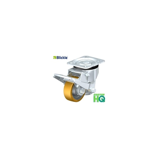 3-1/8"x1-1/8" Wheel, Blickle Leveling Caster W/ Fixed Foot and He